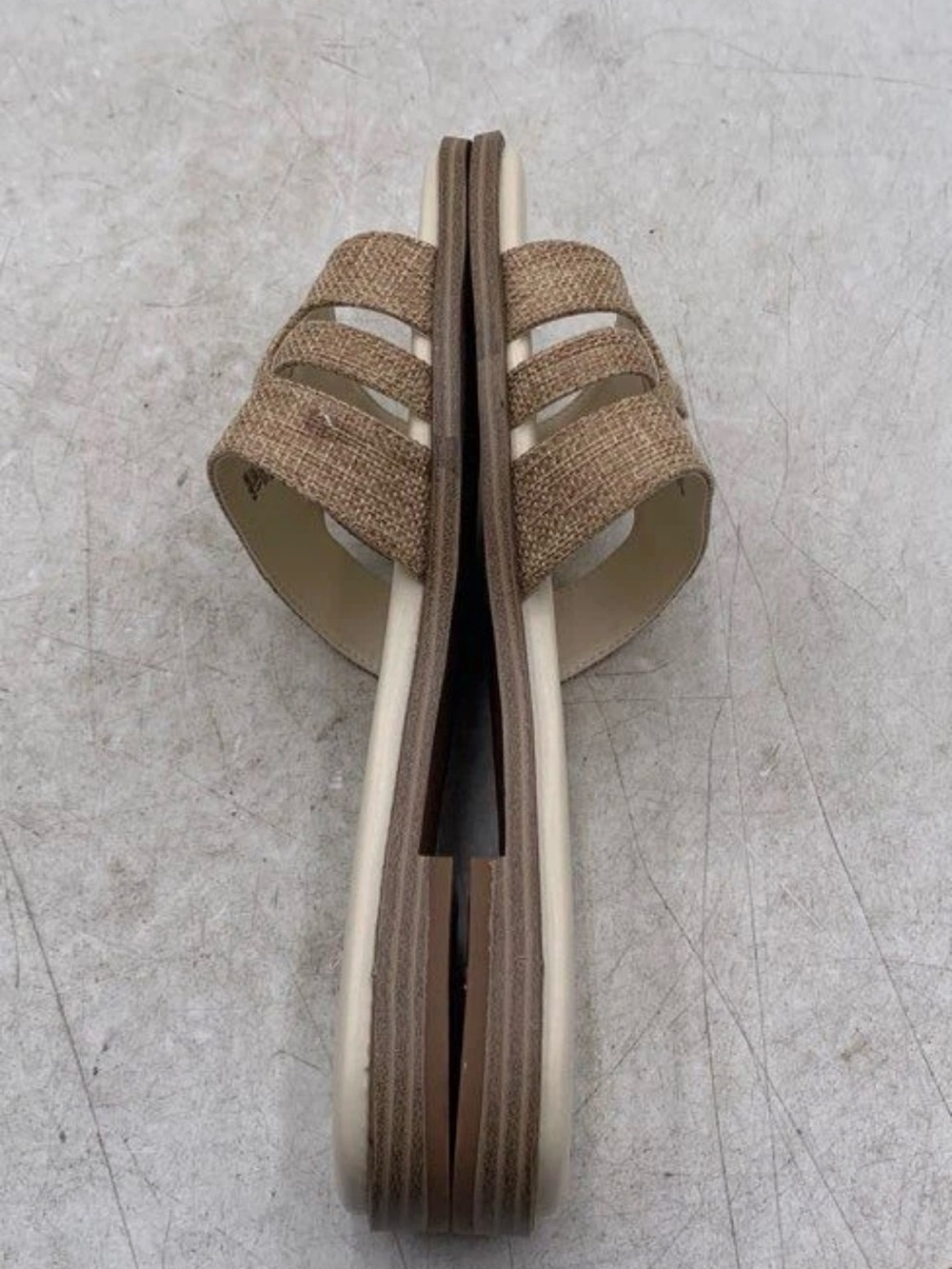 Vince Canuto Beige Brown Slide Sandals nwot - Picture 4 of 9